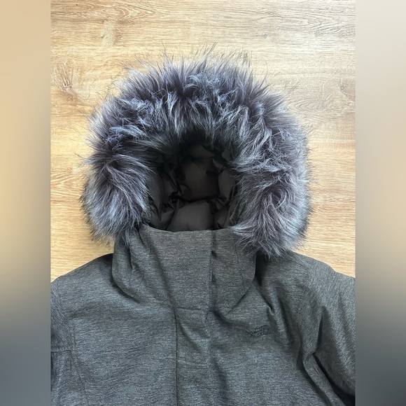 The North Face Defdown Parka Gore-Tex - Women's Size Medium Charcoal Grey - Picture 5 of 16